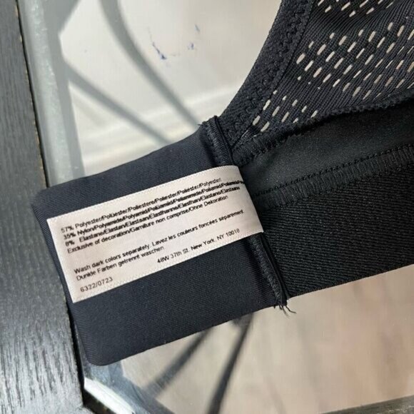 Glamorise Women's No-Sweat Mesh Wire-Free Sports Bra Black Size 36DD NWOT - Picture 7 of 9